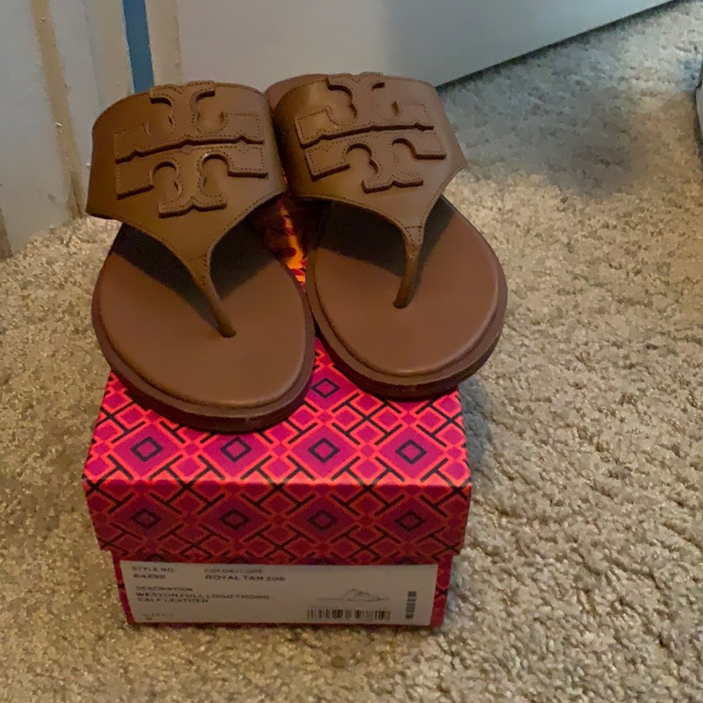Brown sandals hardly worn